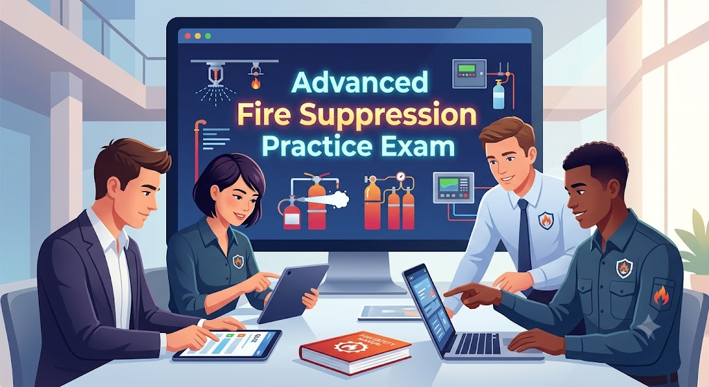 Advanced Fire Suppression Practice Test Banner