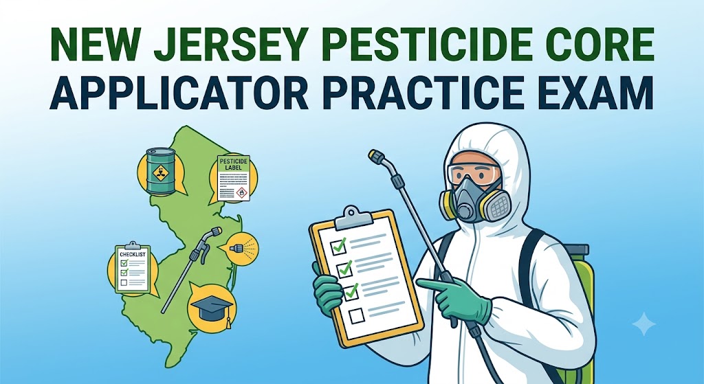 New Jersey Pesticide Core Applicator Practice Exam Banner