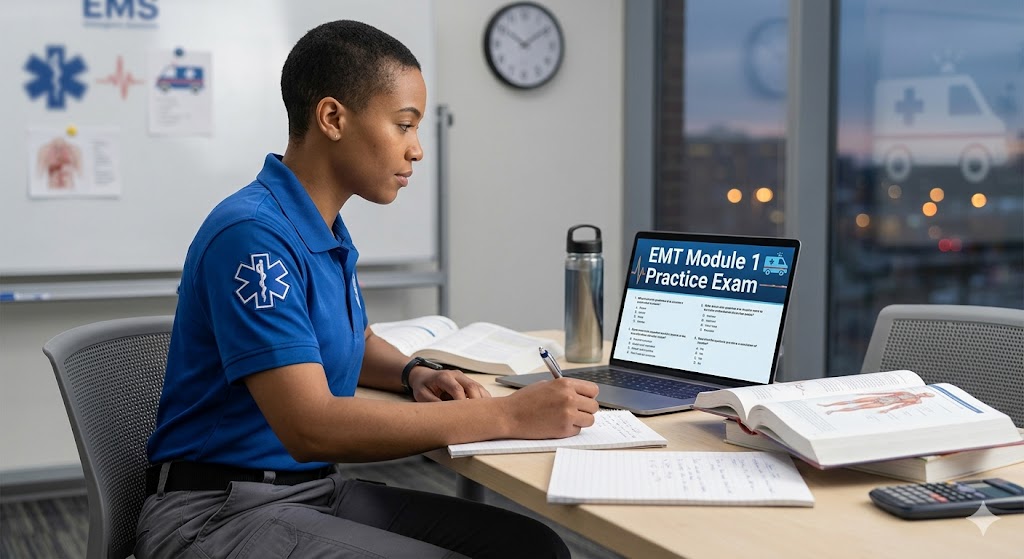 EMT Module 1 Practice Exam Banner
