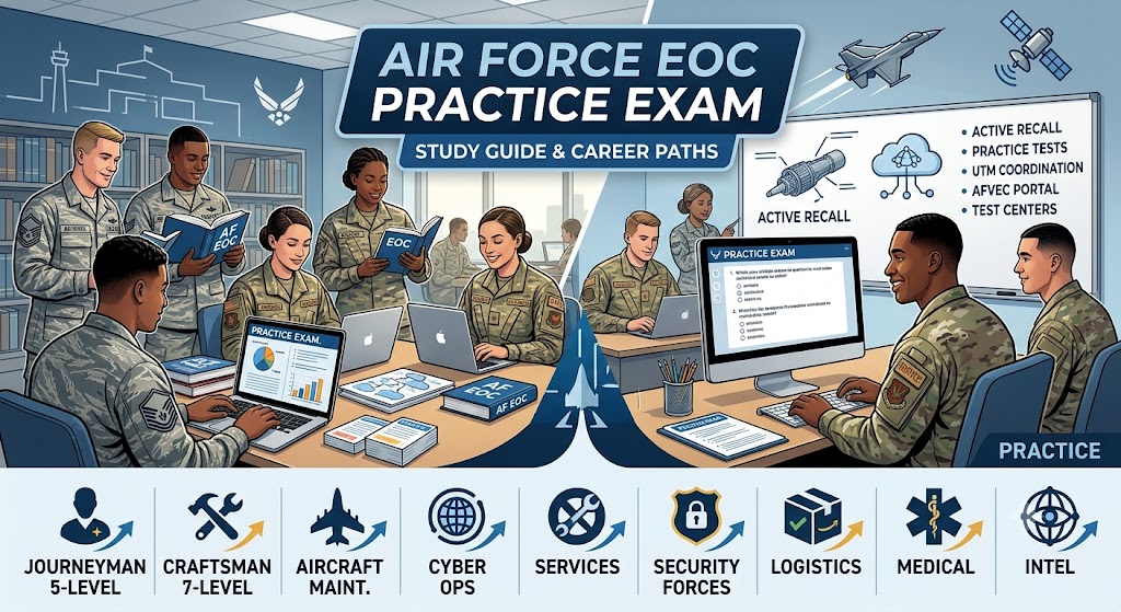 Air Force End of Course (EOC) Practice Exam Banner
