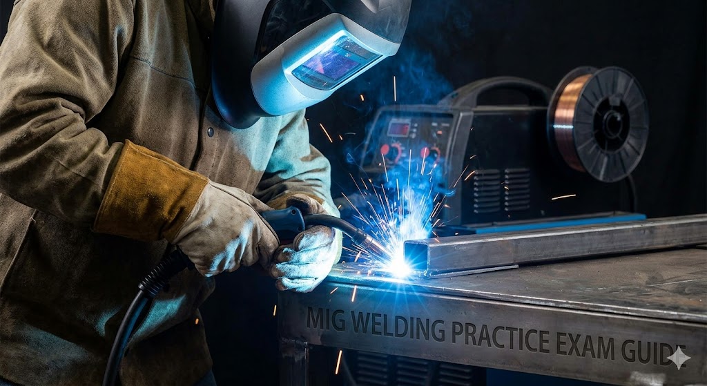 Metal Inert Gas (MIG) Welding Practice Exam Banner