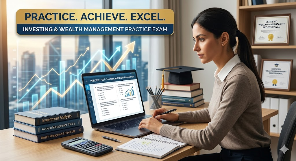 Investing and Wealth Management Practice Test Banner