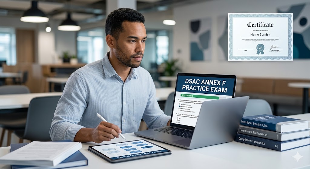 DSAC Annex F Practice Test Banner