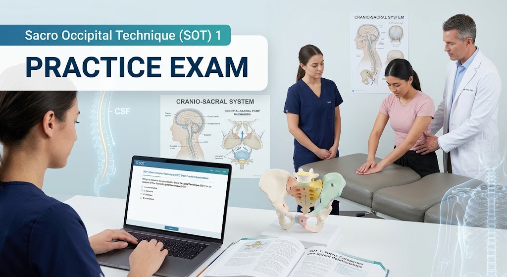 Sacro Occipital Technique (SOT) 1 Practice Test Banner