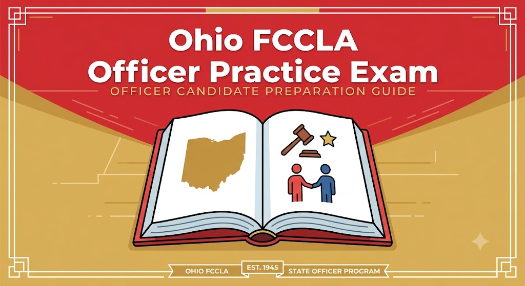 Ohio FCCLA Officer Practice Exam Banner
