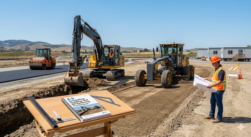 A-5 Excavating and Grading Practice Exam Banner