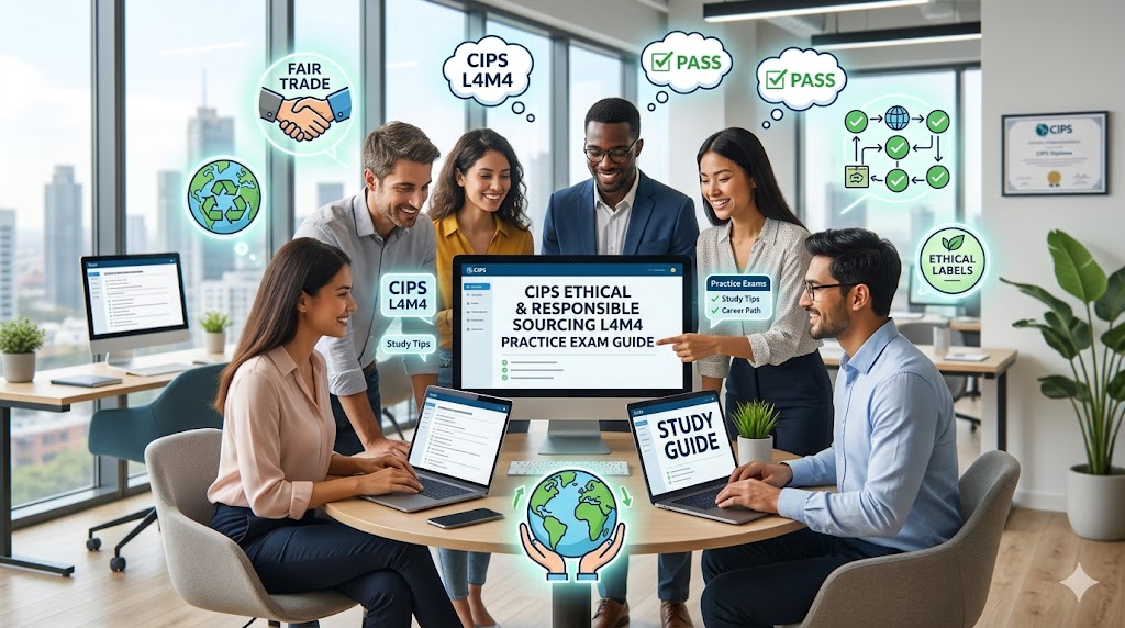 CIPS Ethical and Responsible Sourcing (L4M4) Practice Test Banner