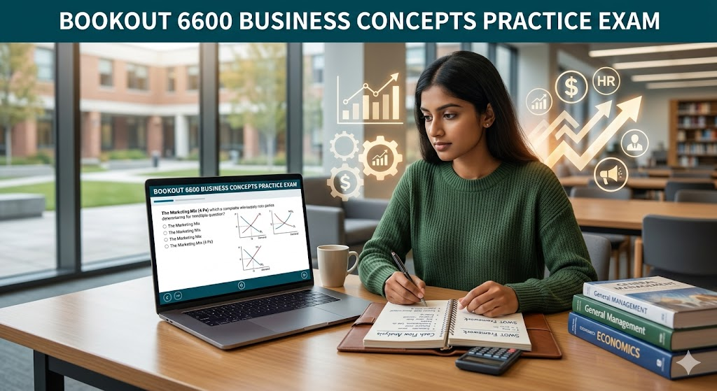 Bookout 6600 Business Concepts Practice Test Banner