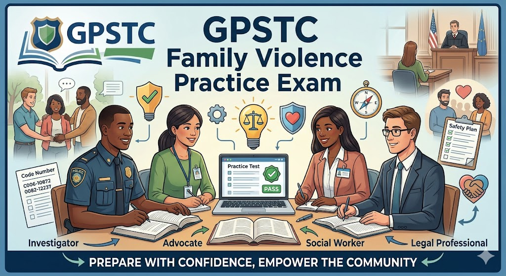 GPSTC Family Violence Practice Test Banner