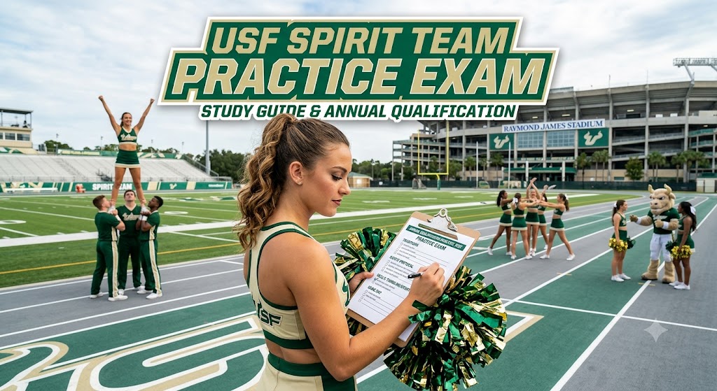 USF Spirit Team’s Annual Training and Qualification Practice Test Banner