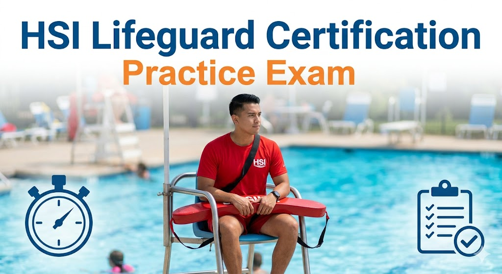 HSI Lifeguard Certification Practice Exam Banner