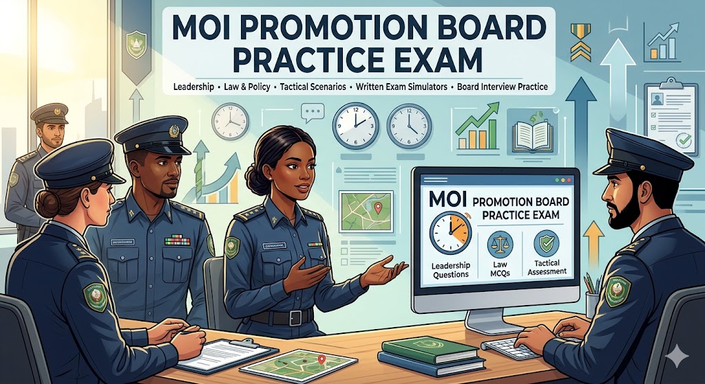 MOI Promotion Board Practice Test Banner