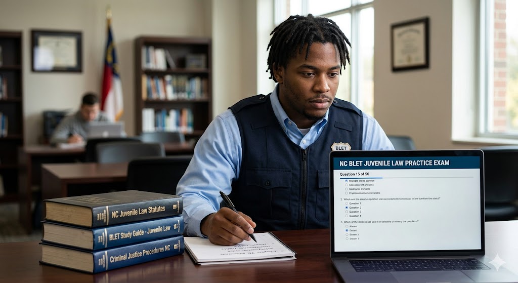 NC BLET Juvenile Law Practice Exam Banner