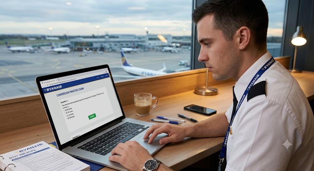 Ryanair Conversion Practice Exam Banner