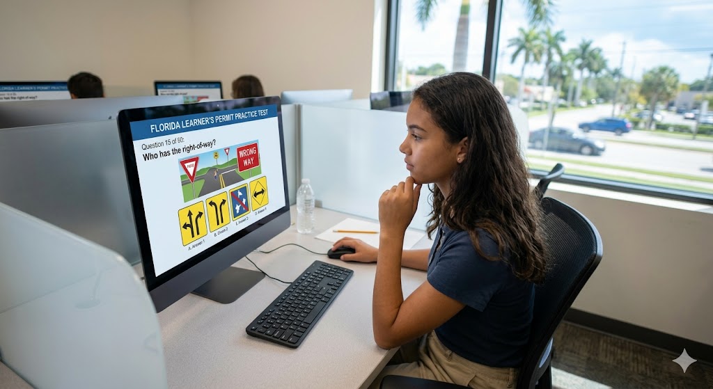 Florida Learner's Permit Practice Test Banner