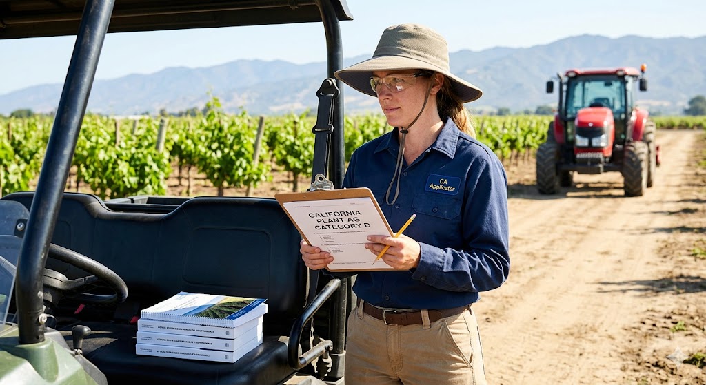 California Applicator License Category D Plant Agriculture Practice Test Banner