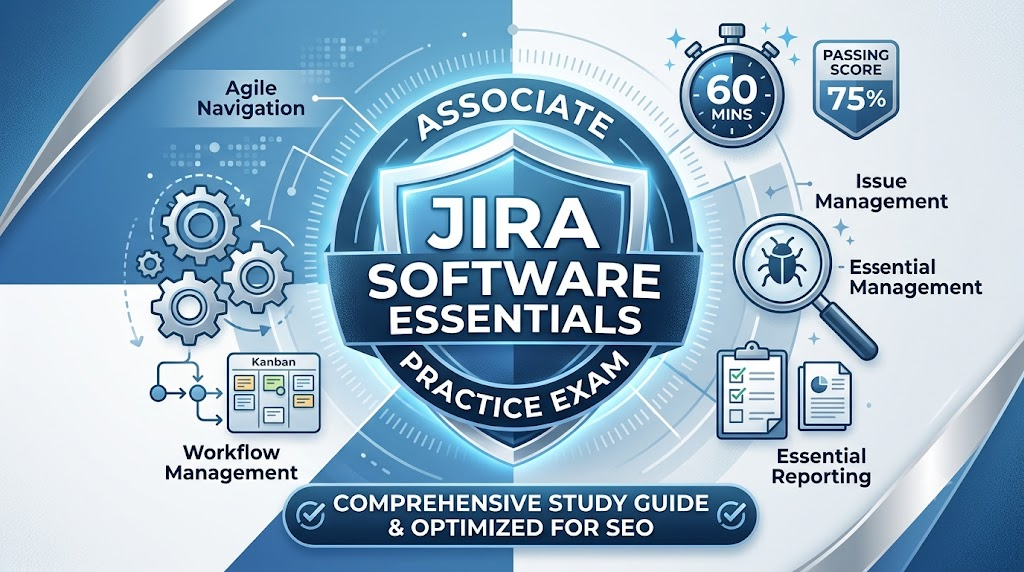 Jira Software Essentials Associate Practice Exam Banner