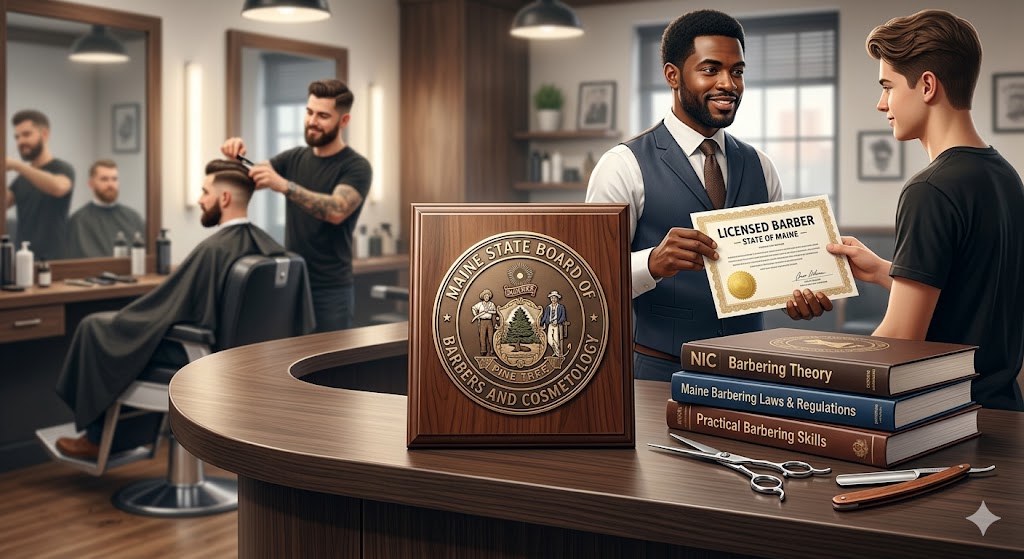 Maine Barber Practice Exam Banner