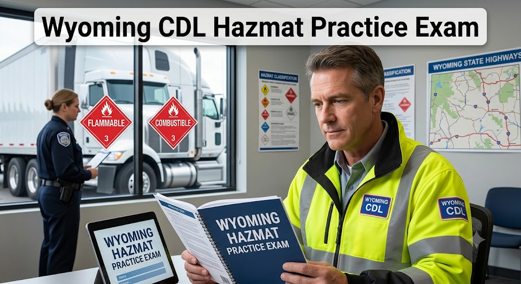 Wyoming CDL Hazmat Practice Test Banner
