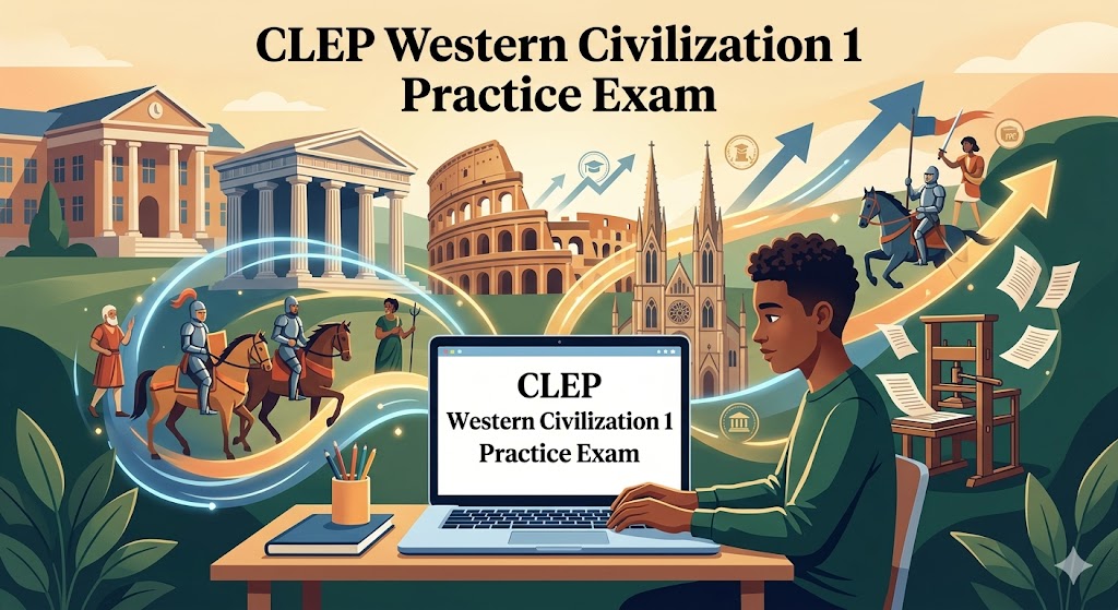 CLEP Western Civilization 1 Practice Test Banner