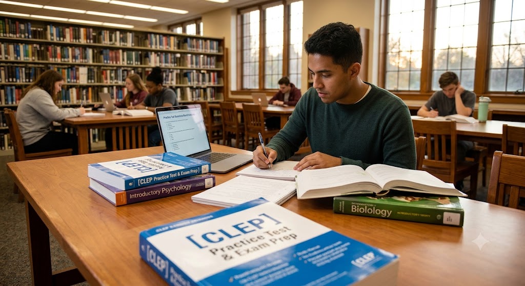 Clep Practice Test & Exam Prep Banner