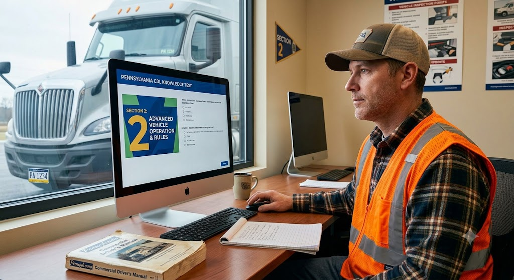 Pennsylvania CDL Practice Test 2 Banner