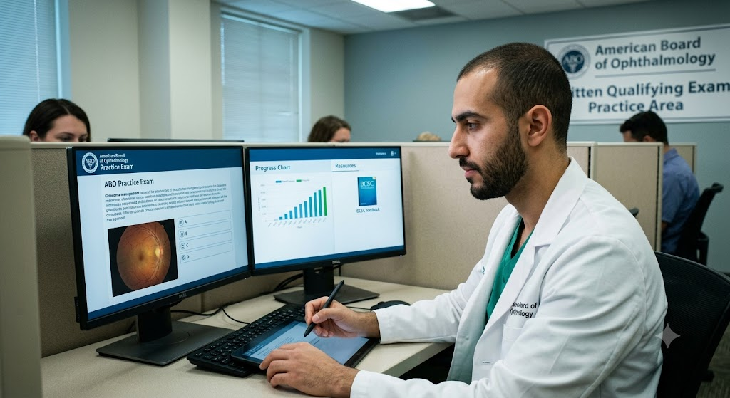American Board of Ophthalmology (ABO) Practice Exam Banner