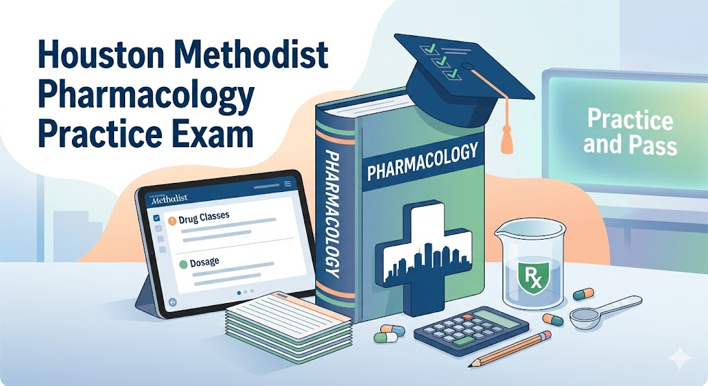Houston Methodist Pharmacology Practice Exam Banner