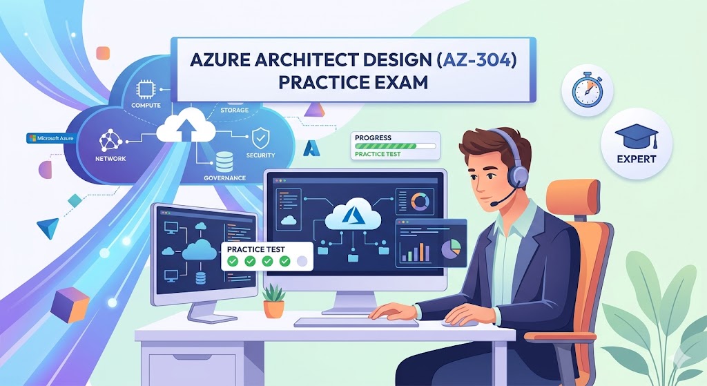 Microsoft Azure Architect Design (AZ-304) Practice Test Banner