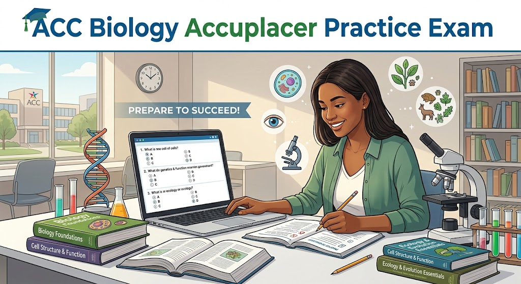 ACC Biology Accuplacer Practice Test Banner