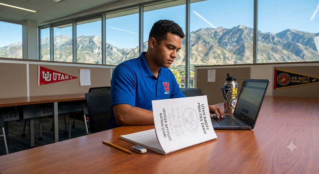Utah Naval Reserve Officers Training Corps (NROTC) Practice Exam Banner