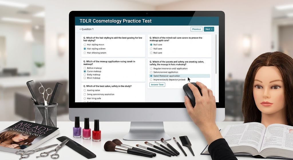 TDLR Cosmetology Practice Test Banner
