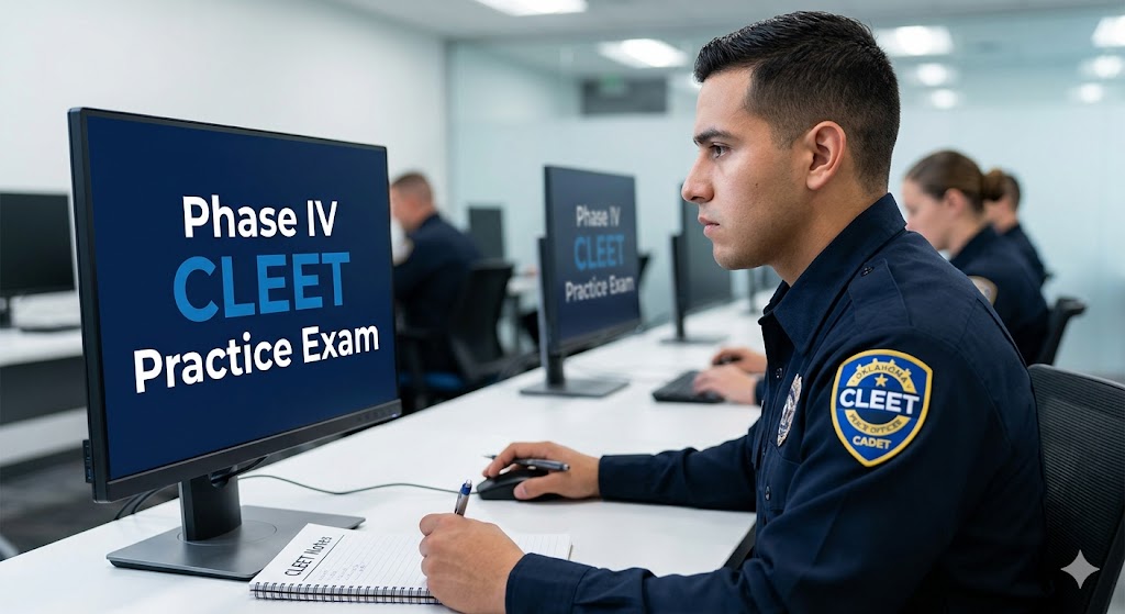 CLEET Basic Peace Officer Certification Academy – Phase IV Practice Exam Banner