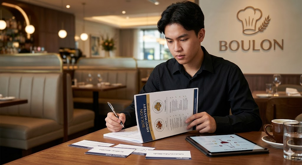 Boulon Menu Practice Test Banner