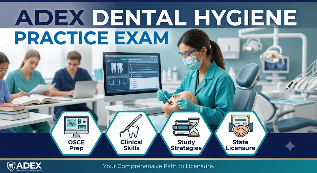 American Board of Dental Examiners (ADEX) Dental Hygiene Licensing Practice Exam Banner