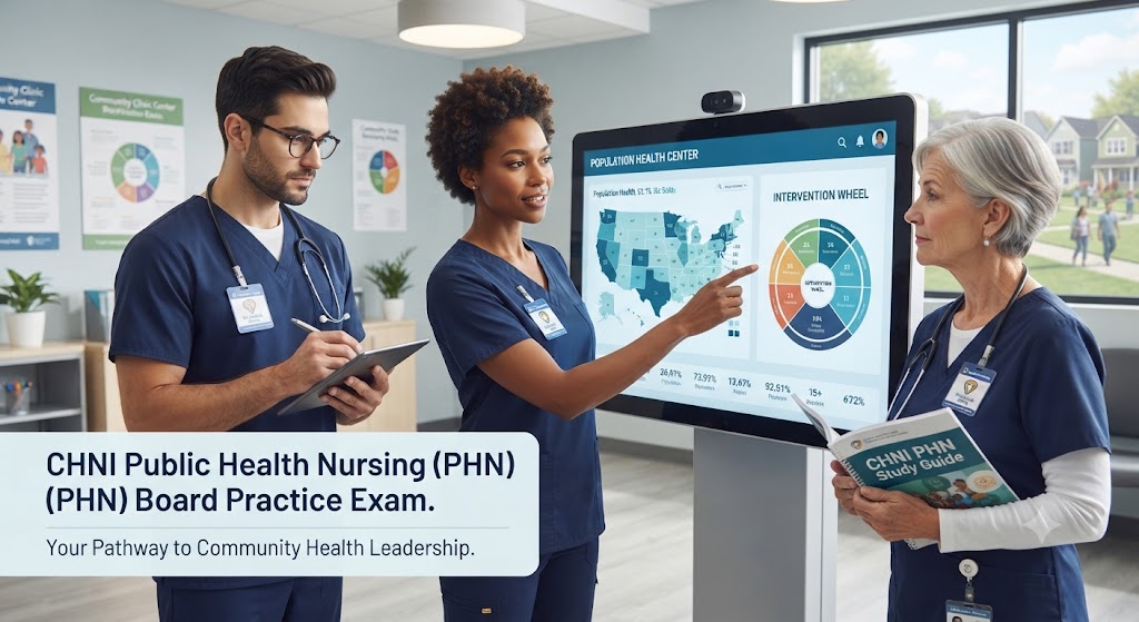 CHNI Public Health Nursing (PHN) Board Practice Banner