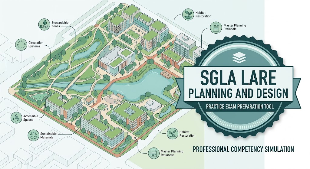 SGLA LARE Planning and Design Practice Exam Banner