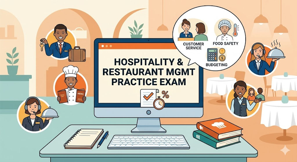 Hospitality and Restaurant Management Practice Test Banner