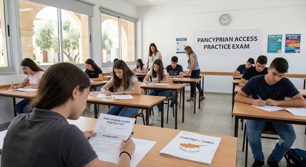 Pancyprian Access Practice Test & Exam Prep | Cyprus Banner