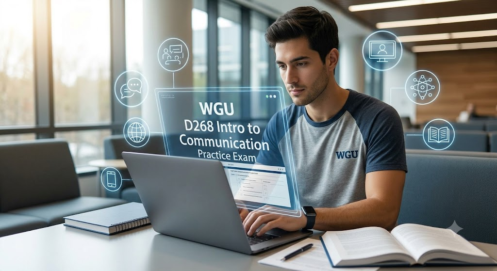 Western Governors University (WGU) COMM3015 D268 Intro to Communication: Connecting With Others Practice Exam Banner