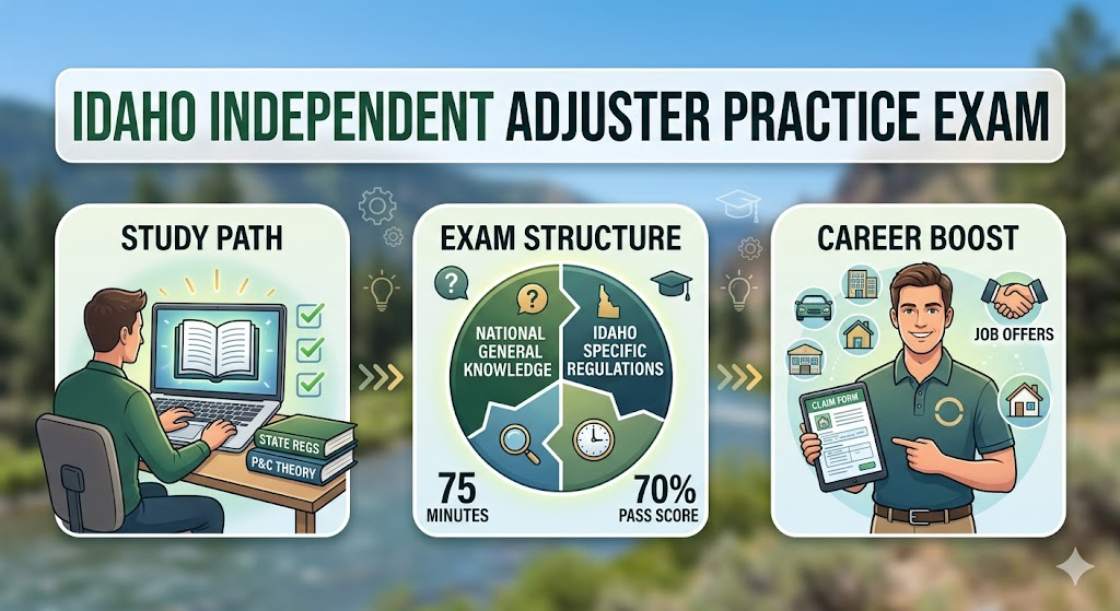 Idaho Independent Adjuster Practice Exam Banner