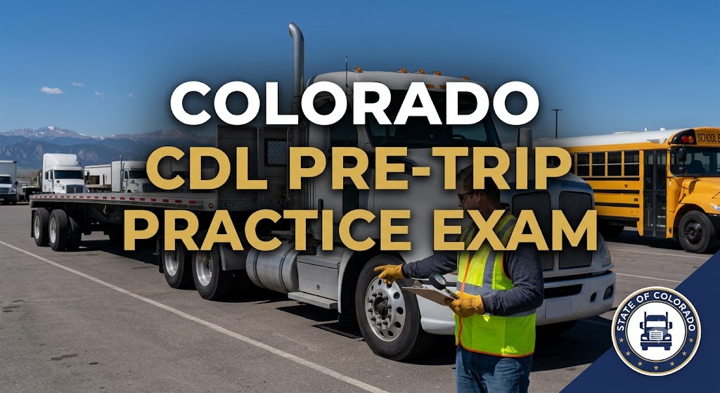 Colorado CDL Pre-Trip Practice Test Banner