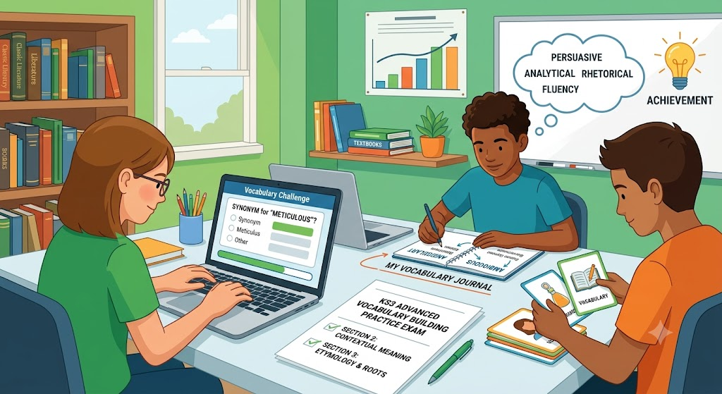 Key Stage 3 (KS3) Advanced Vocabulary Building Practice Test Banner