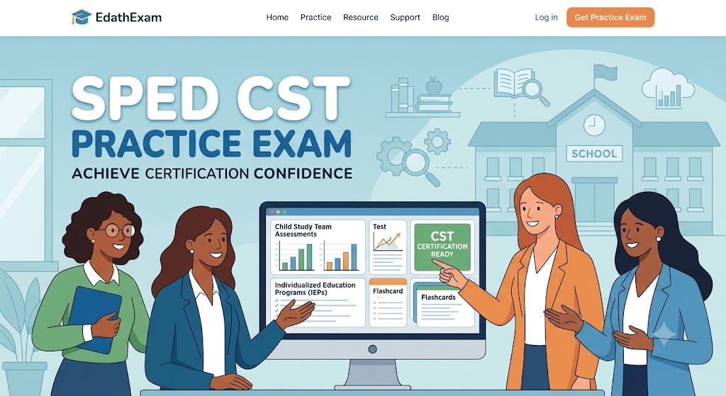 SPED Child Study Team (CST) Practice Test Banner
