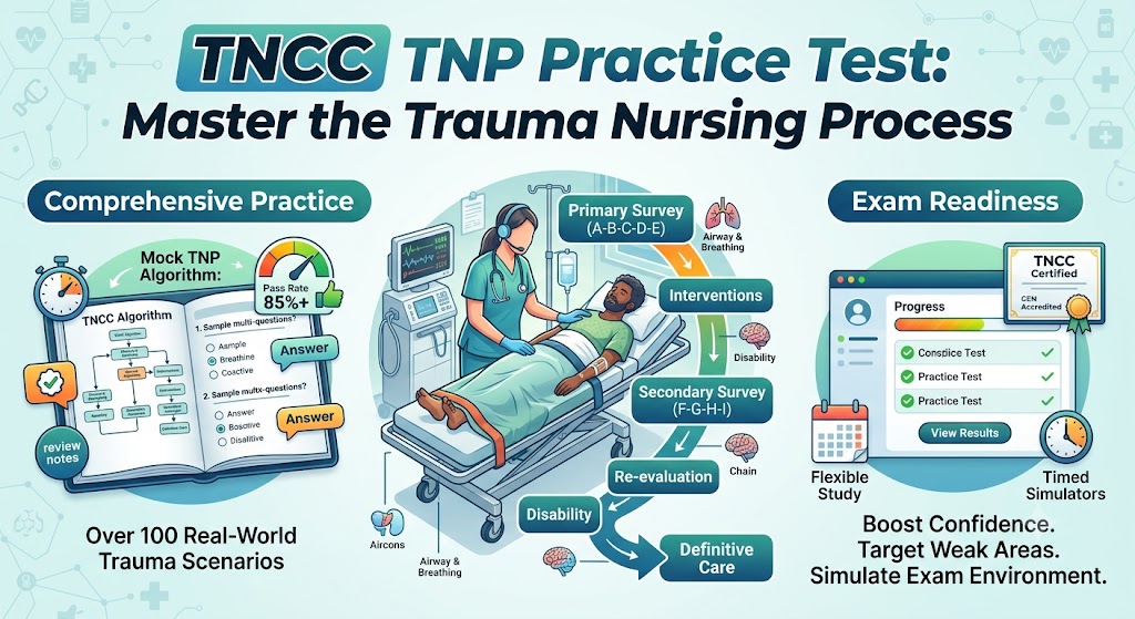 TNCC Trauma Nursing Process (TNP) Practice Test Banner