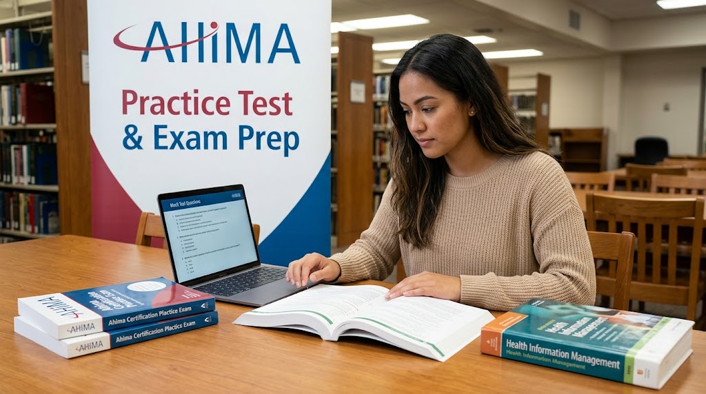 Ahima Practice Test & Exam Prep Banner