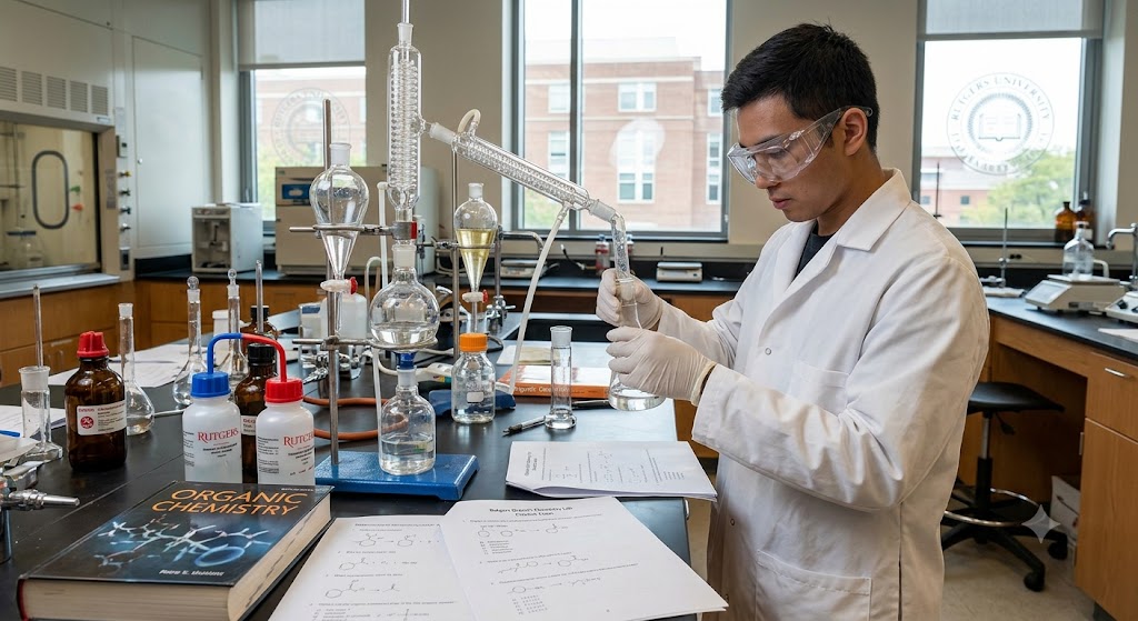 Rutgers Organic Chemistry Laboratory Practice Exam Banner