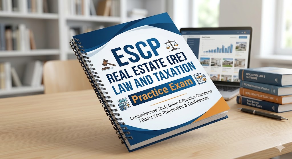 ESCP Real Estate (RE) Law and Taxation Practice Test Banner
