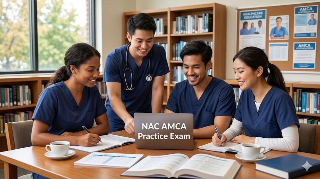 NAC AMCA Practice Exam Prep Guide Banner