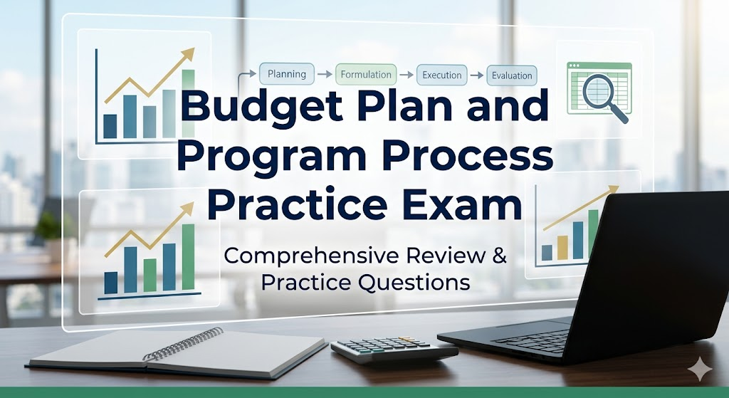 Budget Plan and Program Process Practice Test Banner